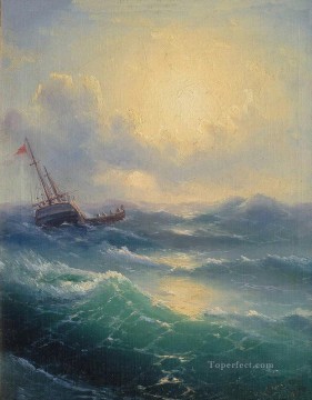 イワン・コンスタンティノヴィチ・アイヴァゾフスキー Painting - 海 1898 ロマンチックなイワン・アイヴァゾフスキー ロシア